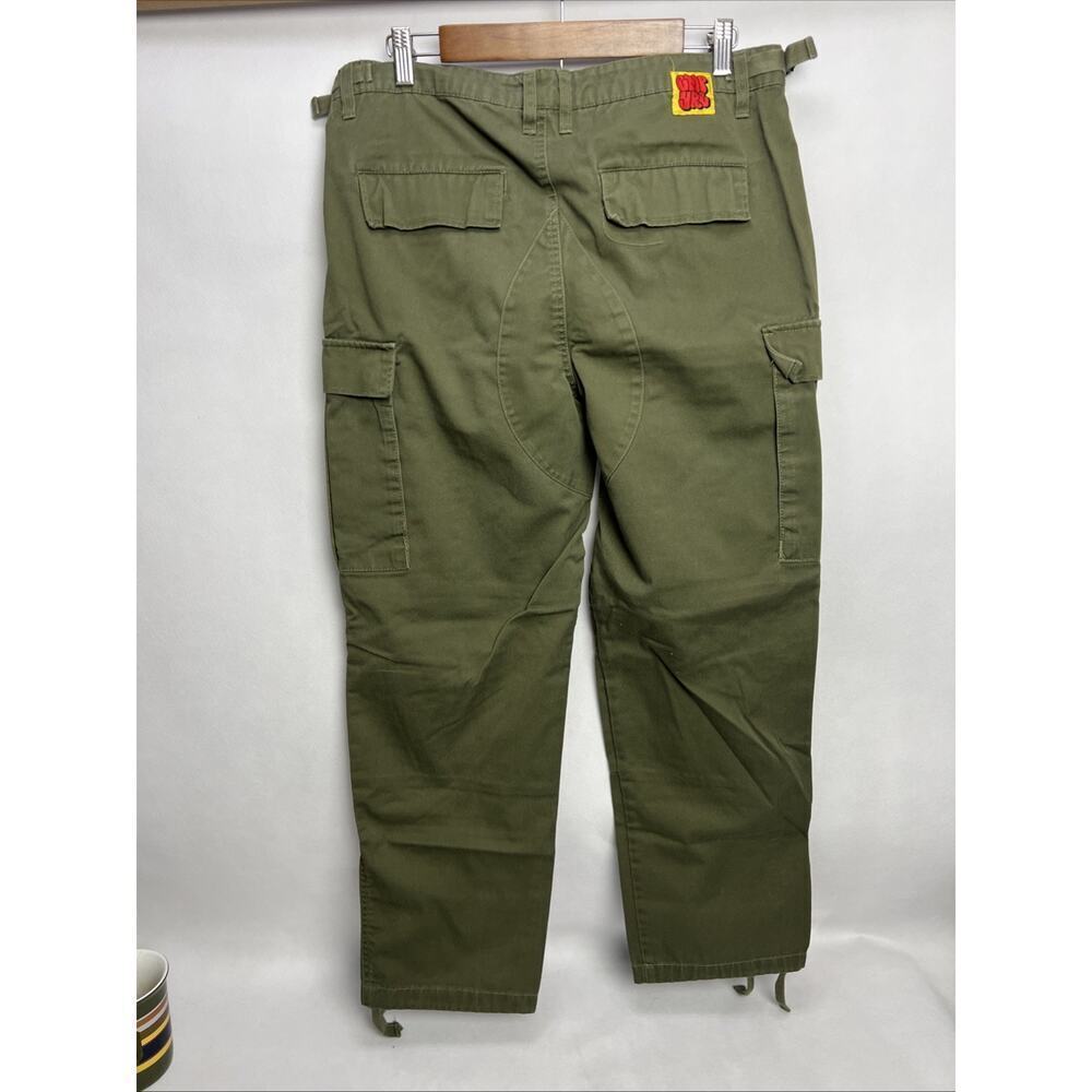 EMPYRE Cargo Pants Y2K Skater Baggy Pockets Khaki Men's Size 32 - Picture 4 of 10